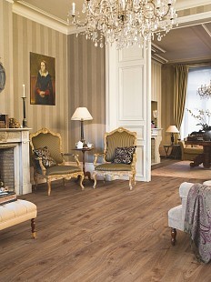 Ламинат Quick-Step Eligna U3461 Дуб шоколадый промасленный