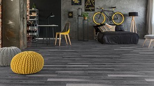 Ламинат Kronotex Dynamic D2955 Дуб Черно-Белый