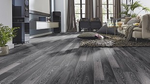 Ламинат Kronotex Dynamic D2955 Дуб Черно-Белый